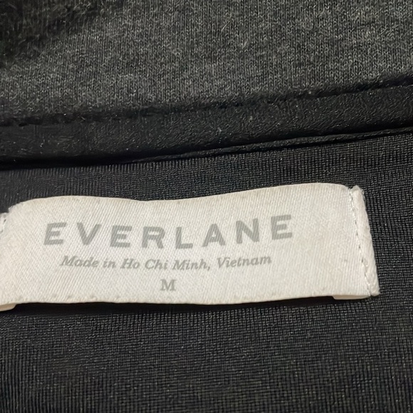 EVERLANE Charcoal Bomber Jacket B18 - Picture 3 of 6